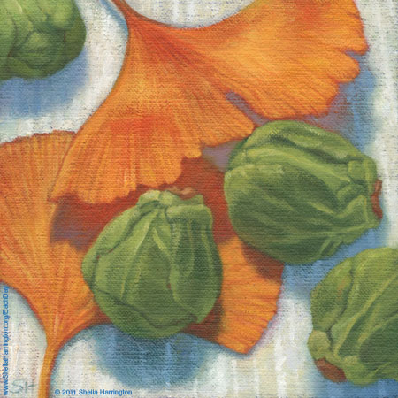 Apple with Maple Leaf